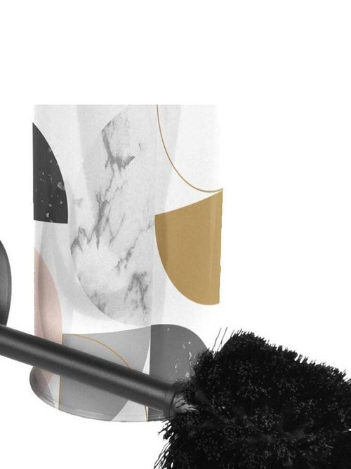 Brosse WC métal Géomarbre rose - Kiabi Brosse WC métal Géomarbre rose - Kiabi