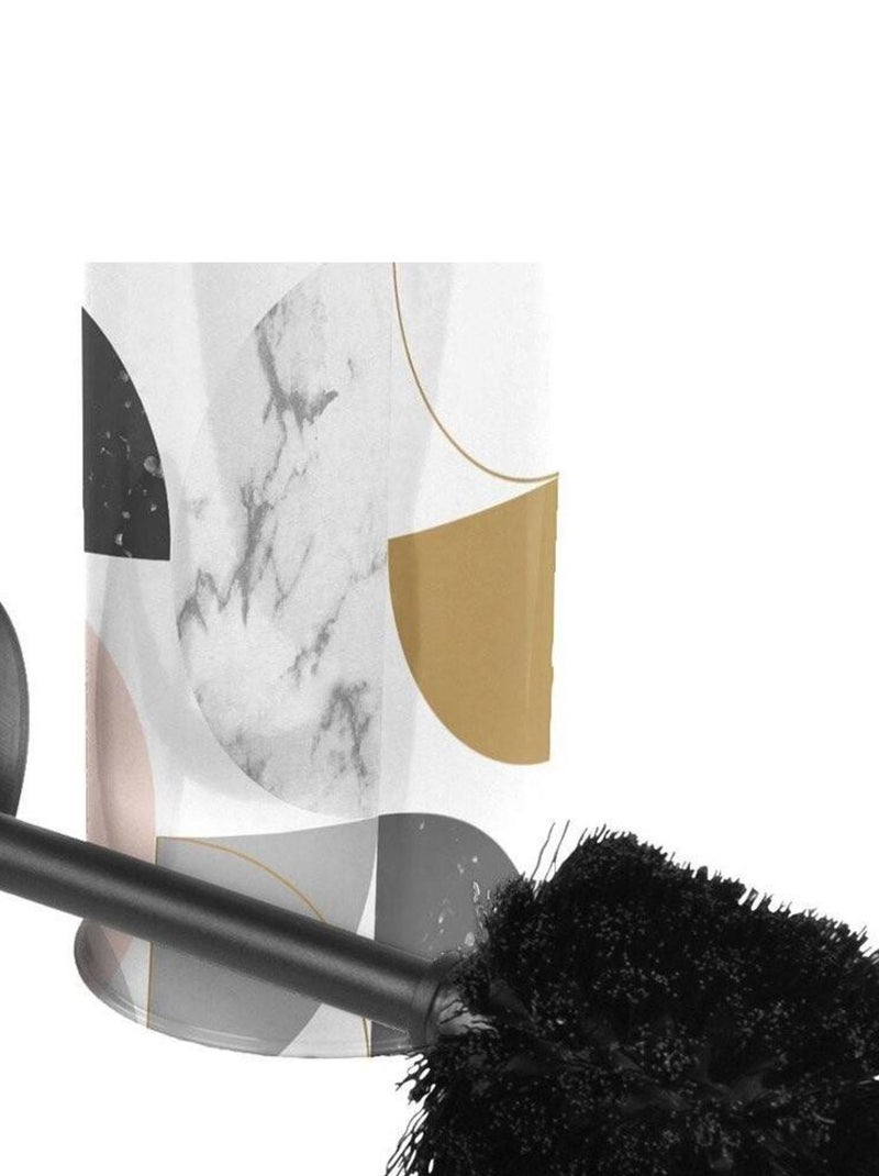 Brosse WC métal Géomarbre rose Blanc - Kiabi
