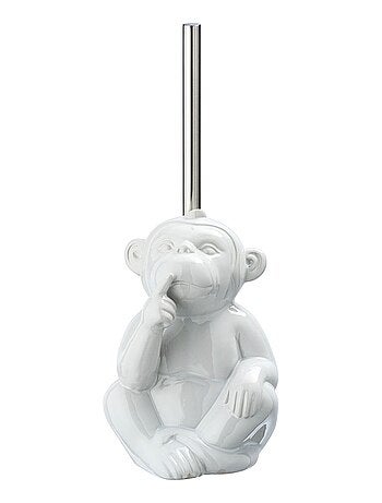 Brosse WC Monkey Quiet en céramique