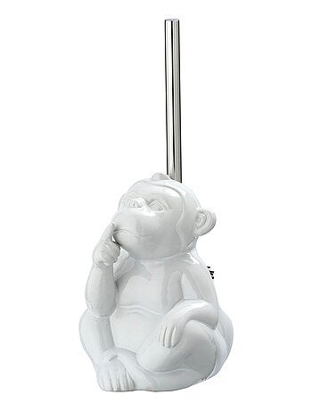 Brosse WC Monkey Quiet en céramique