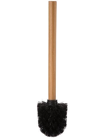 Brosse wc en bois et métal naturéo
