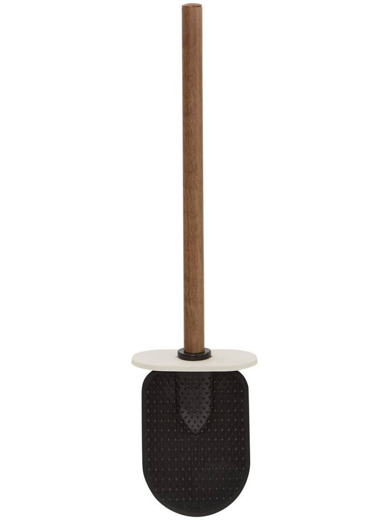 Brosse wc ovale argileo Beige - Kiabi
