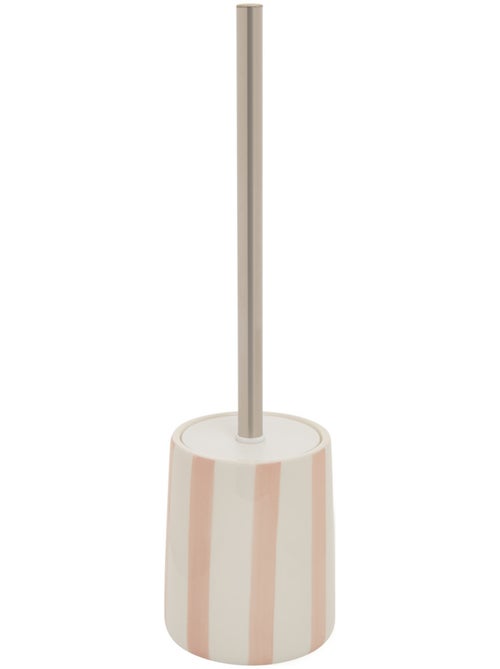 Brosse wc rayures strio - Kiabi