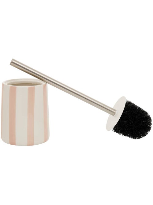 Brosse wc rayures strio - Kiabi