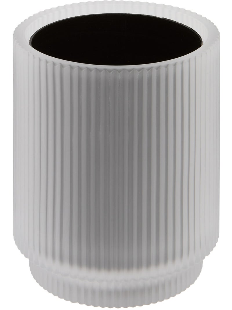 Brosse WC ronde en verre SOLIS Blanc - Kiabi