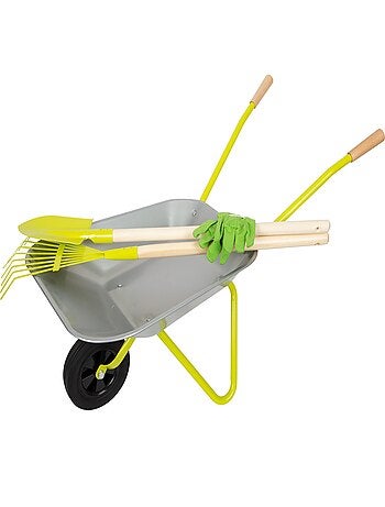 Brouette avec outils de jardin
