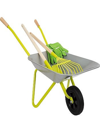 Brouette avec outils de jardin