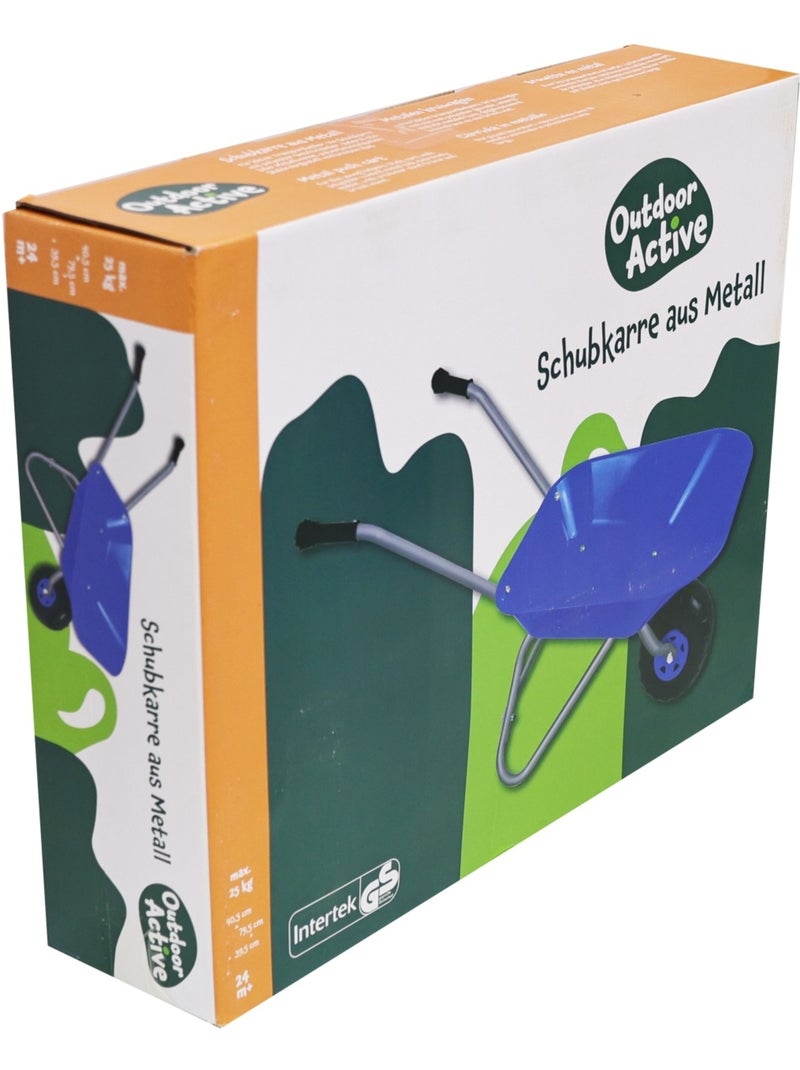 Brouette en métal pour enfant Bleu - Kiabi