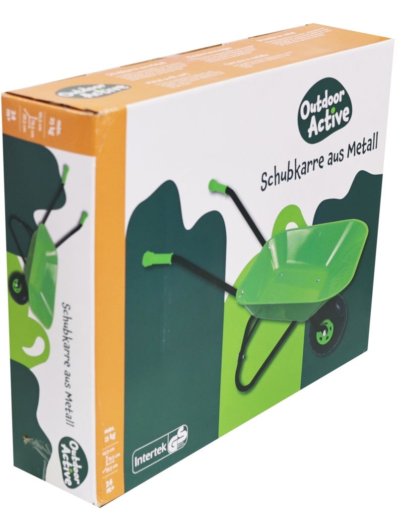 Brouette en métal pour enfant Vert clair - Kiabi