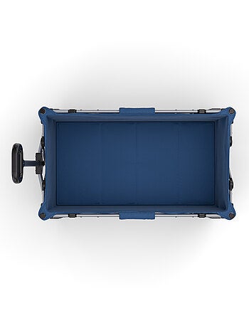 Brouette pliable 130 L avec tige télescopique et roues 360°