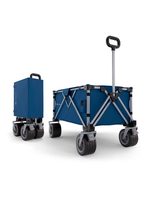 Brouette pliable 130 L avec tige télescopique et roues 360° - Kiabi Brouette pliable 130 L avec tige télescopique et roues 360° - Kiabi