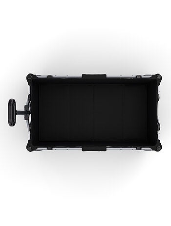 Brouette pliable 130 L avec tige télescopique et roues 360°