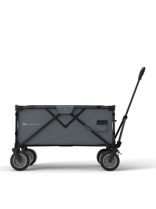 Brouette pliable 130 L avec tige télescopique et roues 360° - Kiabi