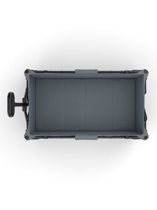 Brouette pliable 130 L avec tige télescopique et roues 360° - Kiabi