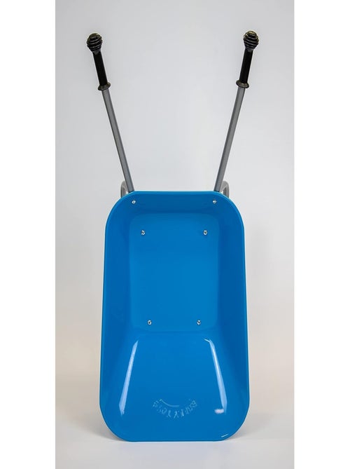 Brouette pour enfant en métal bleu-argenté - Kiabi