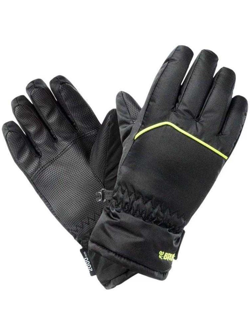 Brugi - Gants motif/style logo Noir - Kiabi
