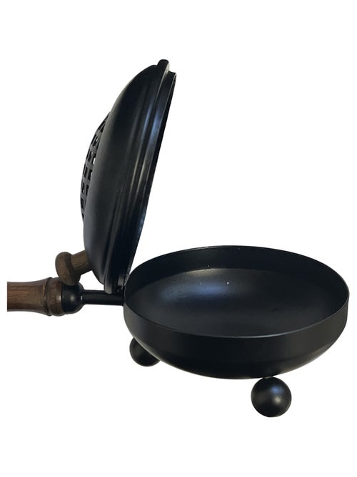 Brûle encens en métal et bois - Kiabi