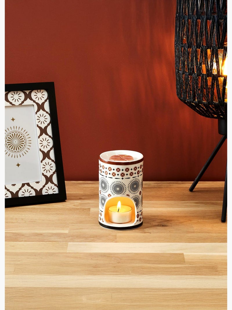 Brule parfum céramique + cire parfumée - AFIBEL Ambre - Kiabi