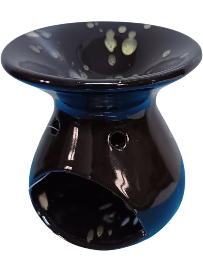Brûle-Parfum en Céramique Marron Foncé Multicolore - Kiabi
