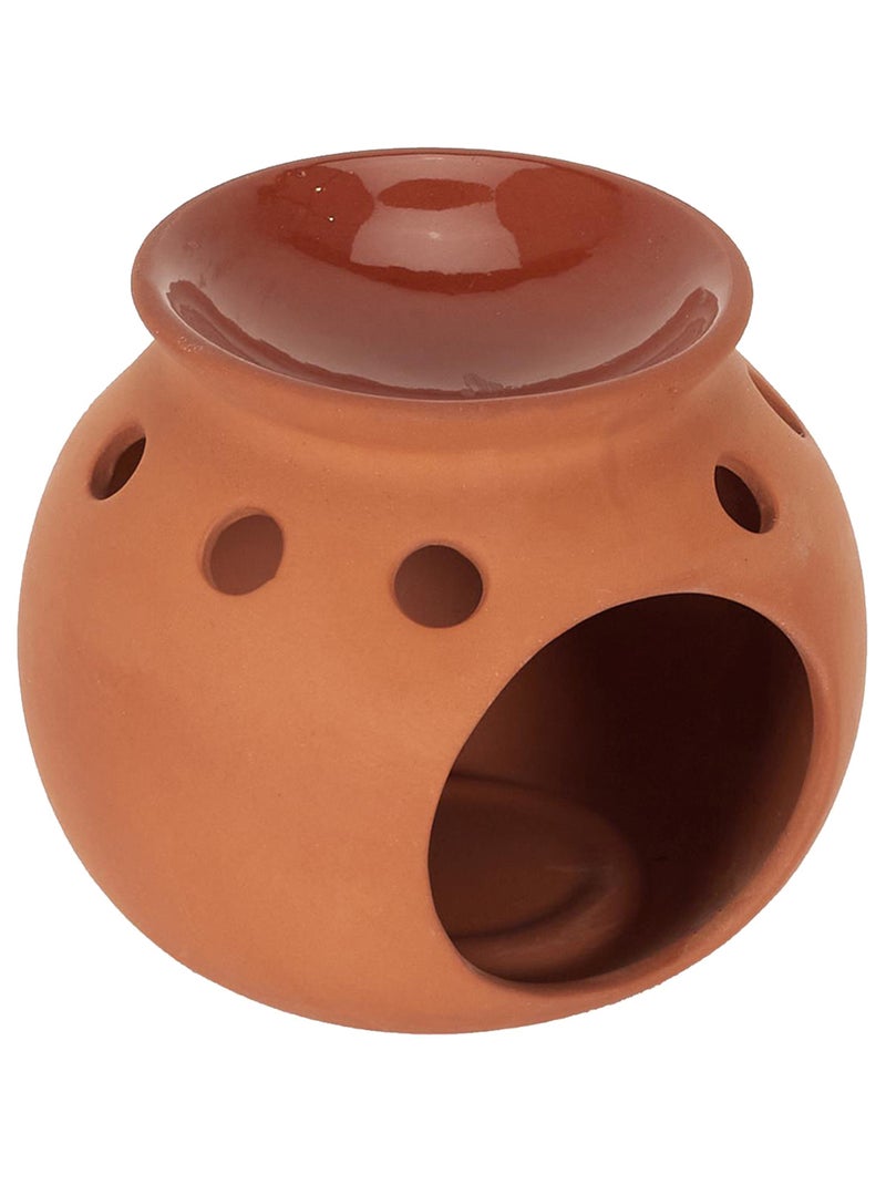 Brule parfum en terre cuite sella Marron - Kiabi