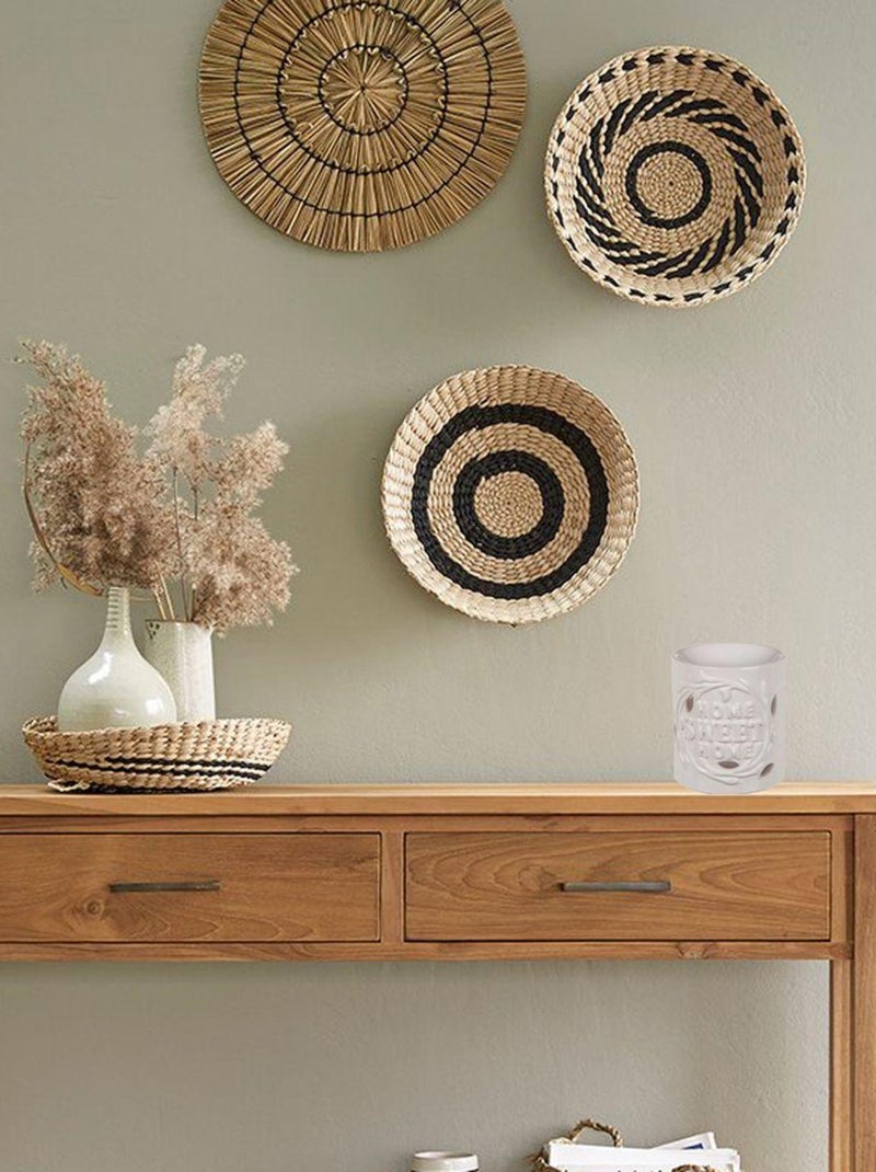 Brûle-parfum home sweet home en céramique blanche Blanc - Kiabi