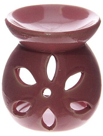 Brûle parfum Pétale en céramique Rose