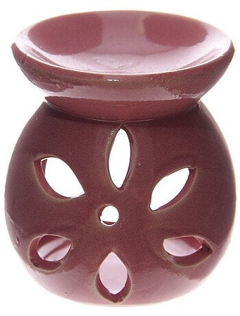 Brûle parfum Pétale en céramique Rose