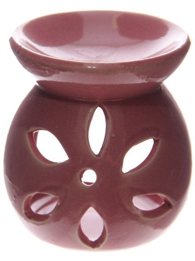 Brûle parfum Pétale en céramique Rose Multicolore - Kiabi