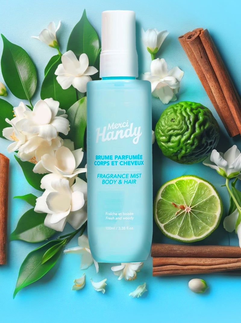 Brume Parfumée Corps et Cheveux Earth Bleu - Kiabi