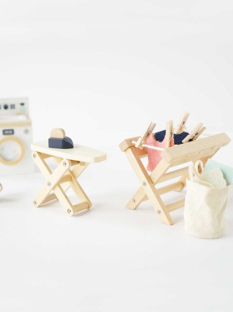 Buanderie pour maison de poupées Beige - Kiabi