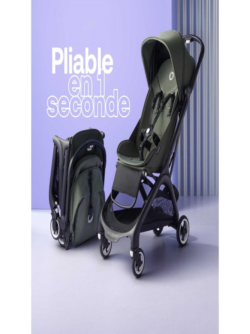 Bugaboo Butterfly complete Black/Stormy blue - Stormy blue Bleu - Kiabi