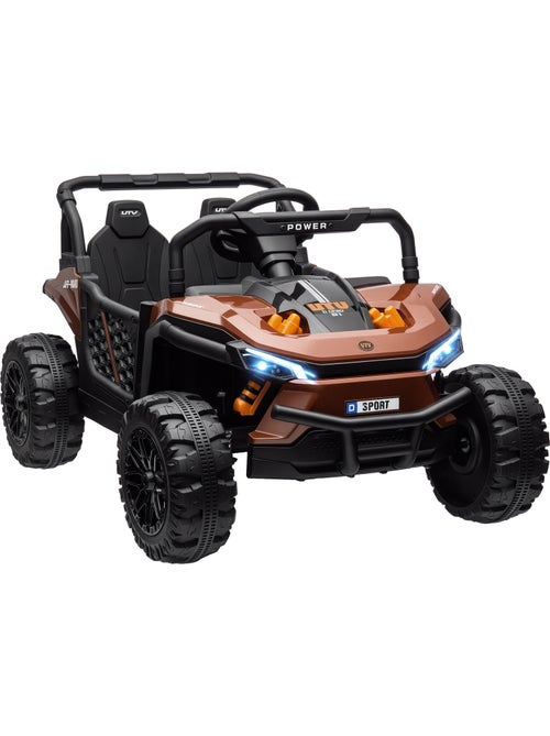 Buggy électrique enfant utv - 12v, 2 moteurs, 6km/h max. - télécommande - Kiabi