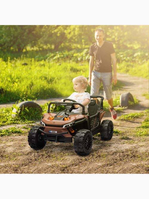 Buggy électrique enfant utv - 12v, 2 moteurs, 6km/h max. - télécommande - Kiabi