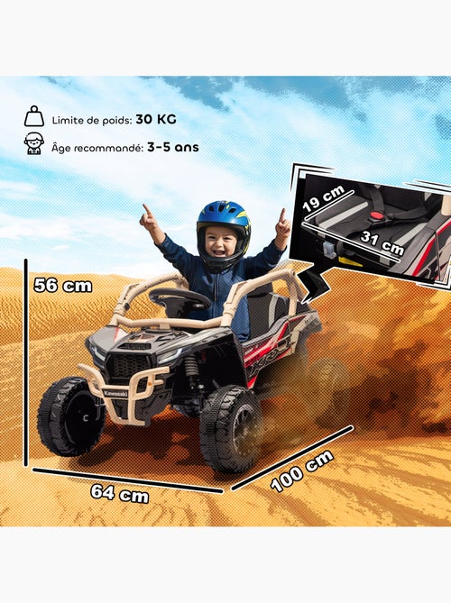 Buggy kawasaki teryx krx 1000 12v avec télécommande - Kiabi