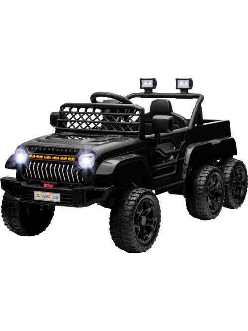 Buggy quad électrique enfant 6 roues 6x6 avec télécommande coffre - Kiabi