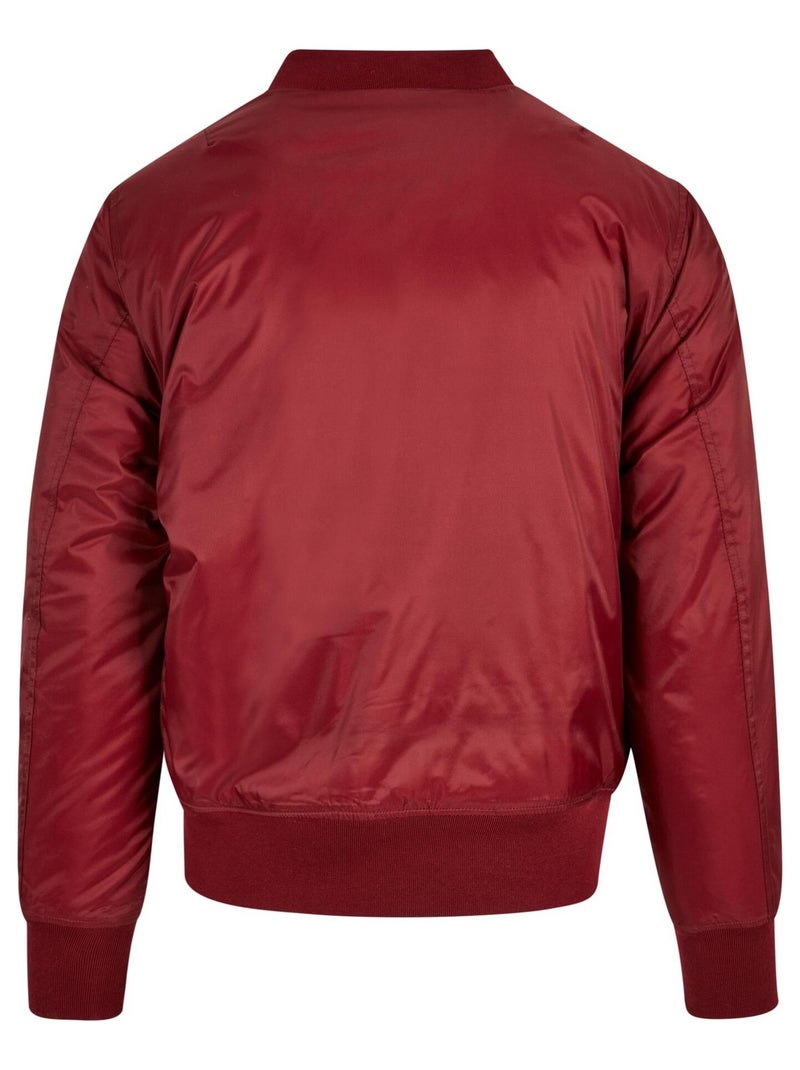 Build Your Brand - Blouson d'aviateur Bordeaux - Kiabi
