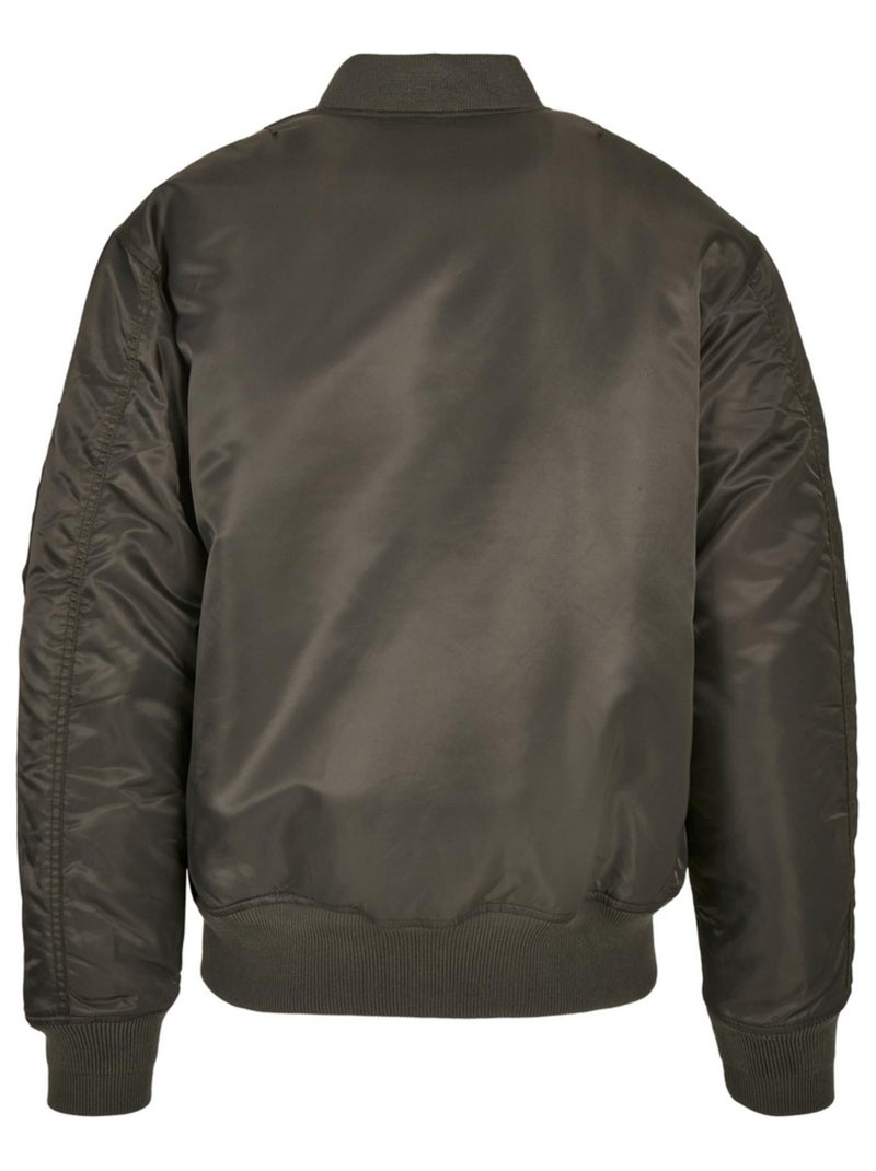 Build Your Brand - Blouson d'aviateur MA1 Gris Gris anthracite - Kiabi