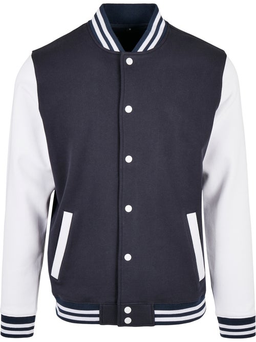 Build Your Brand - Blouson d'université motif/style contrasté BASIC - Kiabi