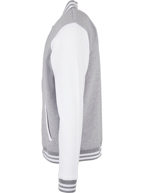Build Your Brand - Blouson d'université motif/style contrasté BASIC - Kiabi Build Your Brand - Blouson d'université motif/style contrasté BASIC - Kiabi