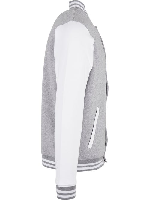 Build Your Brand - Blouson d'université motif/style contrasté BASIC - Kiabi Build Your Brand - Blouson d'université motif/style contrasté BASIC - Kiabi