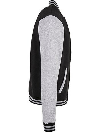 Build Your Brand - Blouson d'université motif/style contrasté BASIC