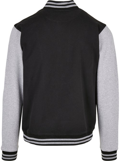Build Your Brand - Blouson d'université motif/style contrasté BASIC - Kiabi Build Your Brand - Blouson d'université motif/style contrasté BASIC - Kiabi