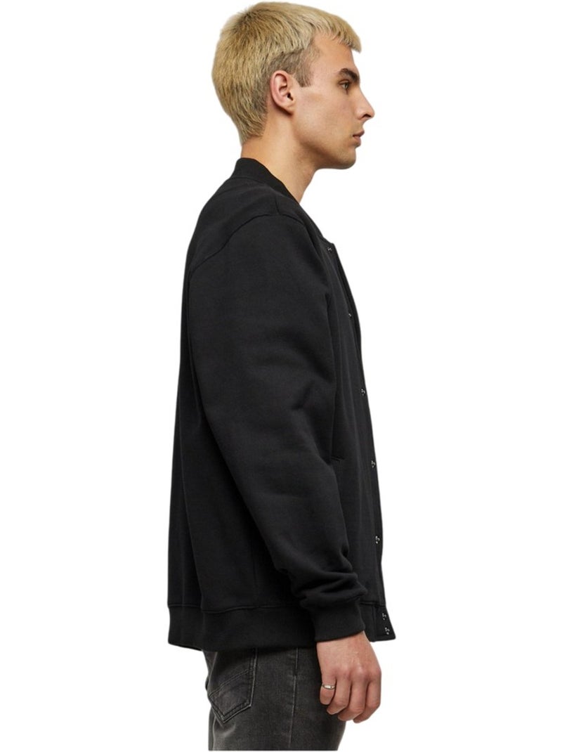 Build Your Brand - Blouson d'université motif/style tonal Noir - Kiabi