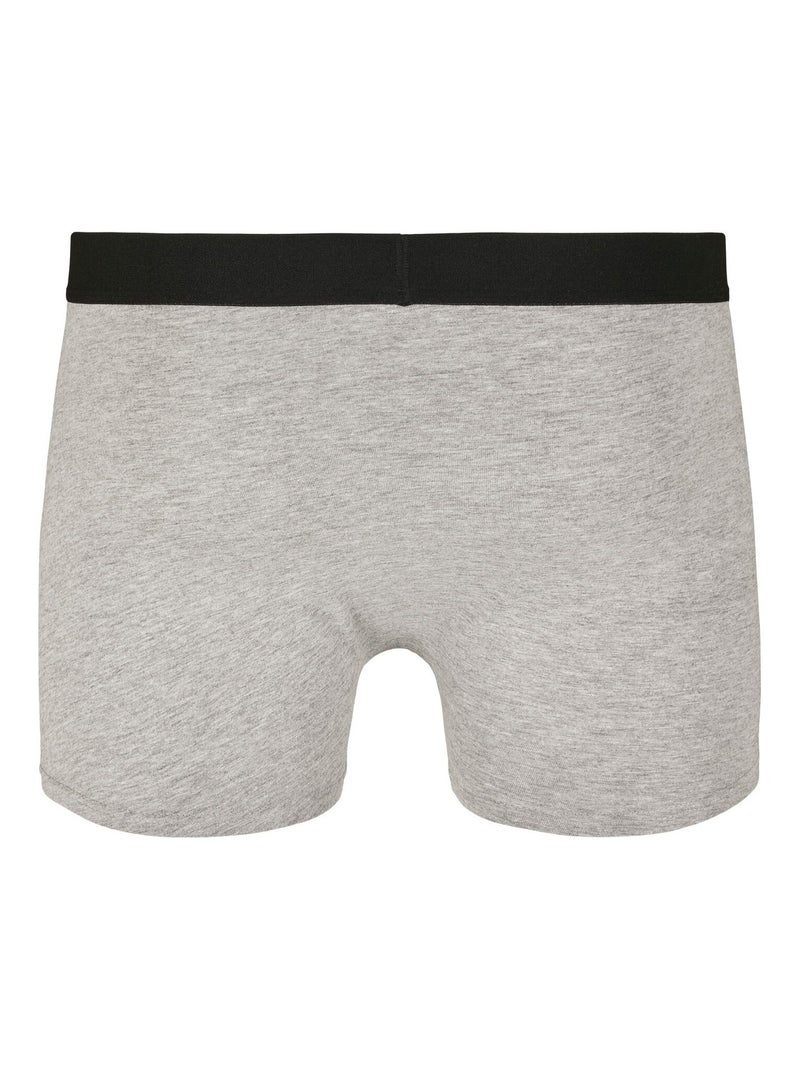 Build Your Brand - Boxers Gris chiné - Kiabi