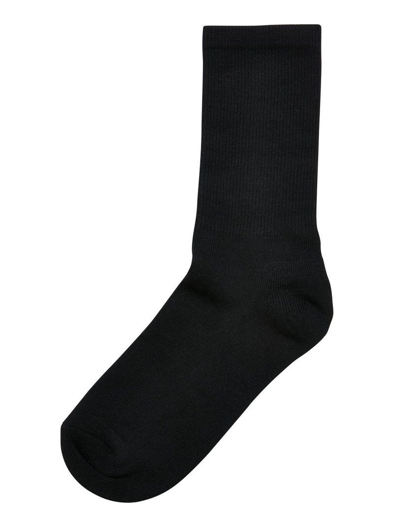 Build Your Brand - Chaussettes motif/style uni Noir - Kiabi
