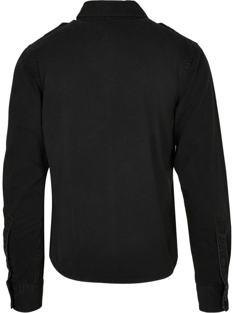 Build Your Brand - Chemise manches longues Noir - Kiabi