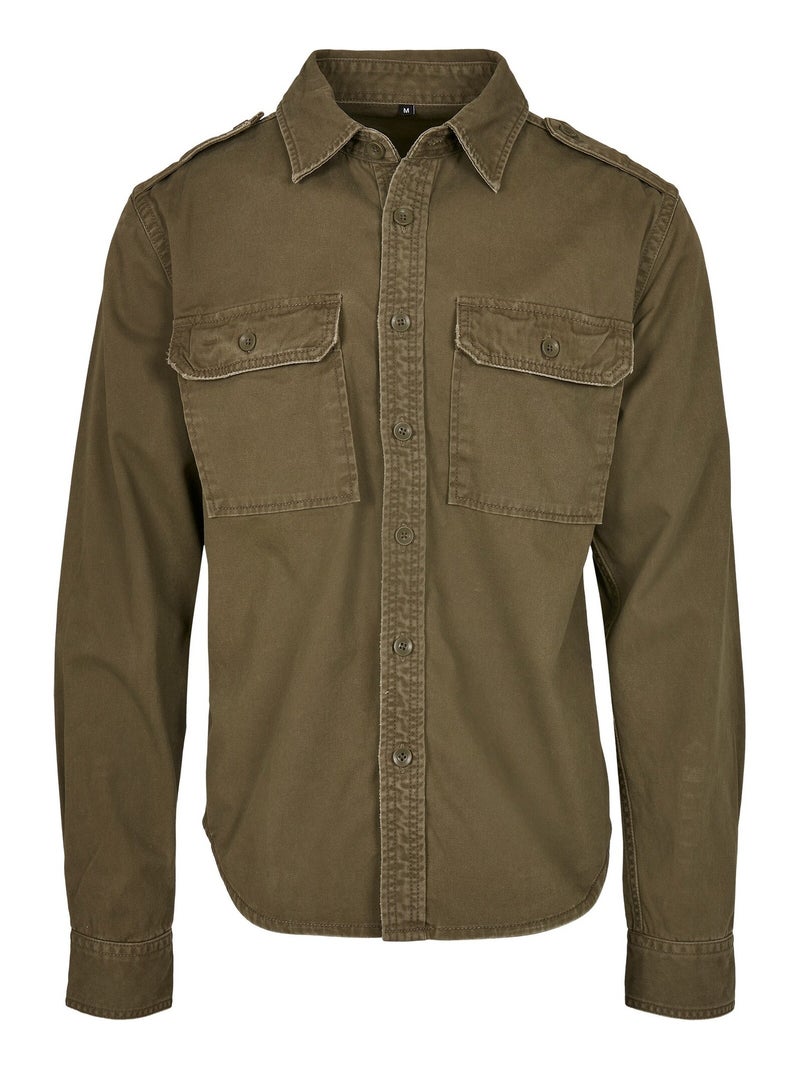 Build Your Brand - Chemise Vert olive - Kiabi
