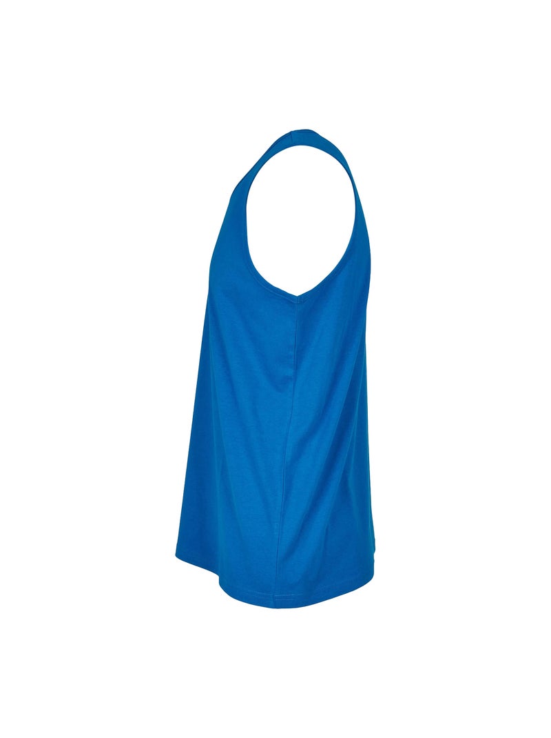 Build Your Brand - Débardeur motif/style uni Bleu cobalt - Kiabi