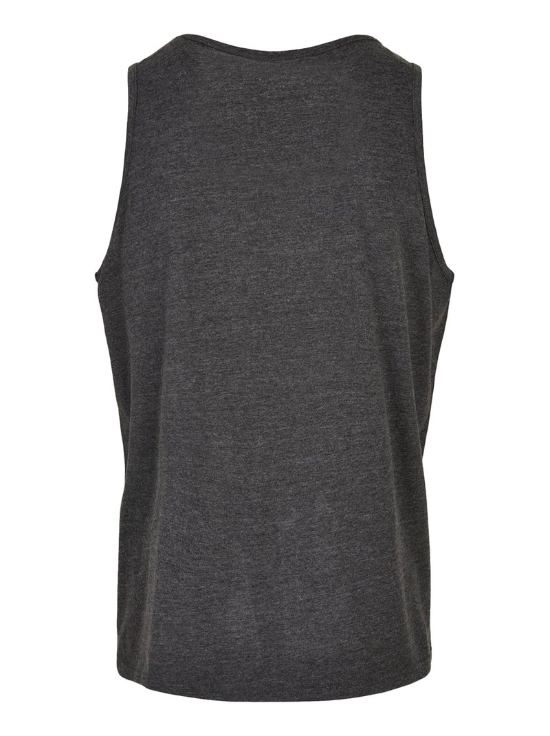 Build Your Brand - Débardeur motif/style uni Gris Noir - Kiabi