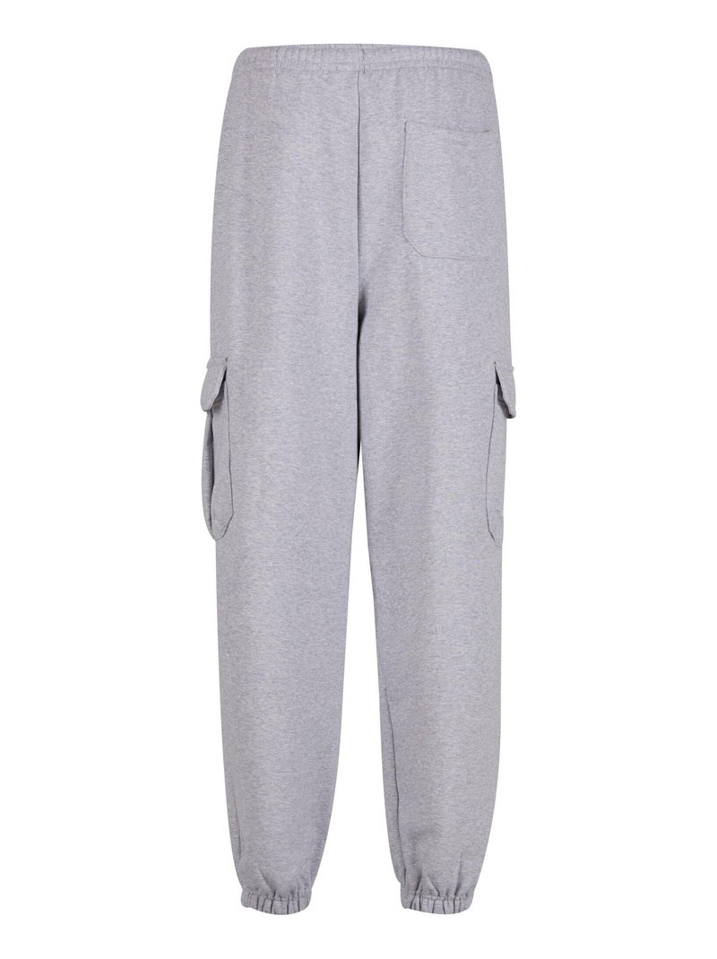Build Your Brand - Pantalon de jogging à poches 90S Gris chiné - Kiabi